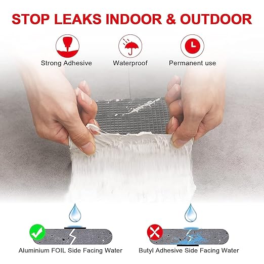 Waterproof Tape Permanent Repair Roof Water Leakage Solution