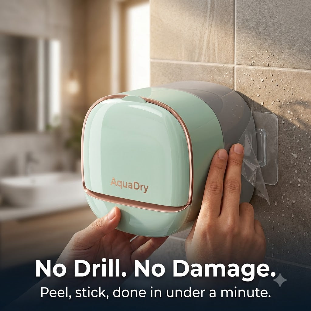 AquaDry Covered Soap Case with Drain Tray