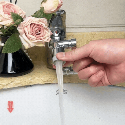 2 Mode Splash Filter Kitchen Tap Extended Faucet