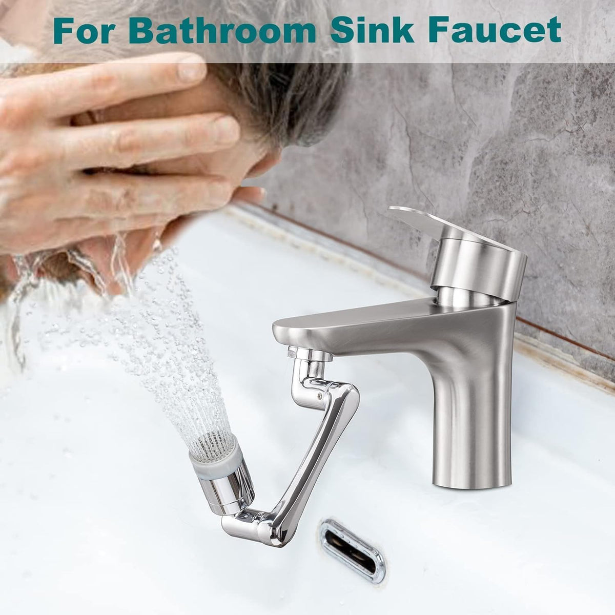 2 Mode Splash Filter Kitchen Tap Extended Faucet
